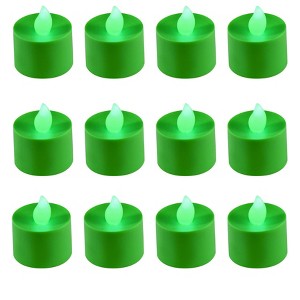 LumaBase Battery-Operated Tea Light Candles - Set of 12 - 1 of 4