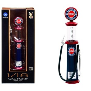 "Studebaker" Vintage Cylinder Gas Pump 1/18 Diecast Replica by Road Signature - 1 of 3