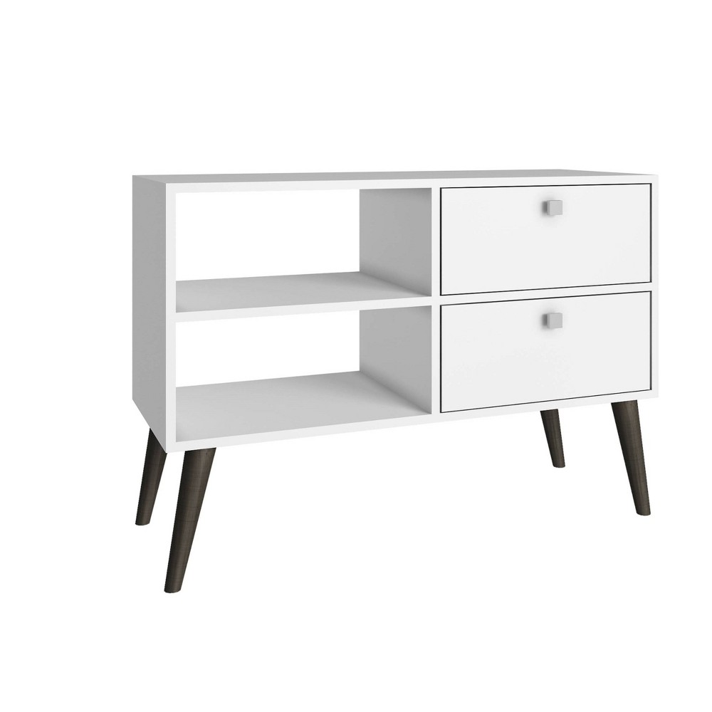 Photos - Mount/Stand Dalarna TV Stand for TVs up to 32" White - Manhattan Comfort