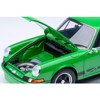 Porsche 911 Carrera 2.7 RS Viper Green with Black Stripes and Wheels 1/18 Model Car by Autoart - 4 of 4