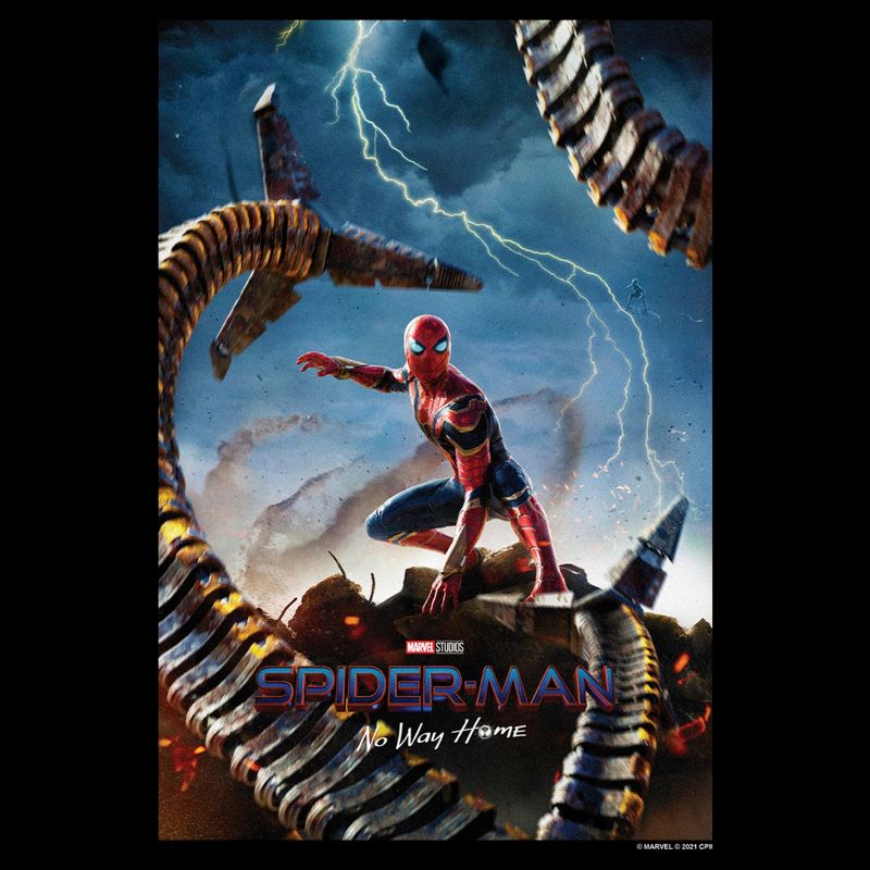 Men's Marvel Spider-Man: No Way Home Movie Poster T-Shirt, 2 of 6