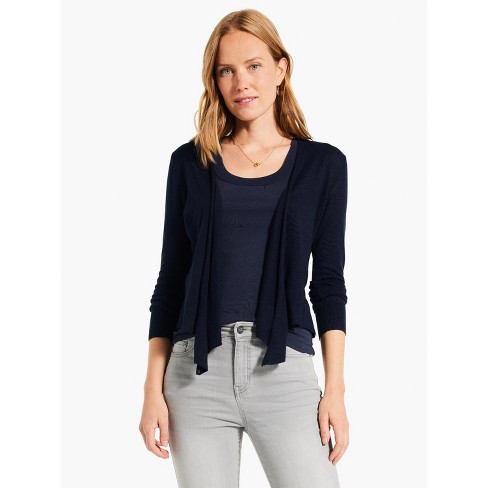 Nic + Zoe All Year 4-way Cardigan - Dark Indigo, Pl : Target