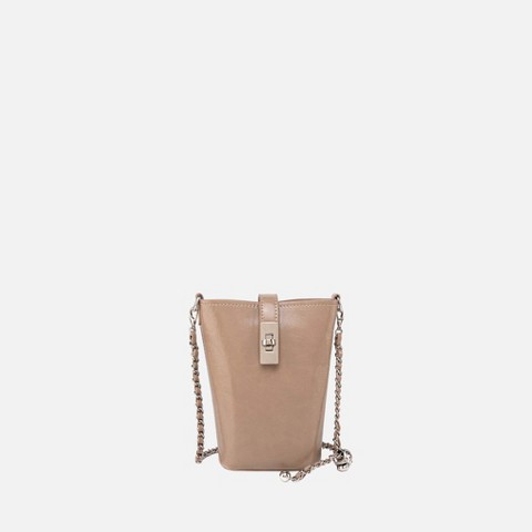 MKF Collection Mini Bucket Bag – Evelina Women’s Shoulder Handbag by MKF Collection, Now J’OMOR by Mia - Taupe