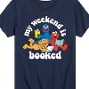 Boys' - Sesame Street - My Weekend Is Booked Short Sleeve Graphic T-Shirt - 2 of 4