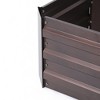 LuxenHome Brown Metal 32" x 20.2" Rectangular Garden Bed - 4 of 4