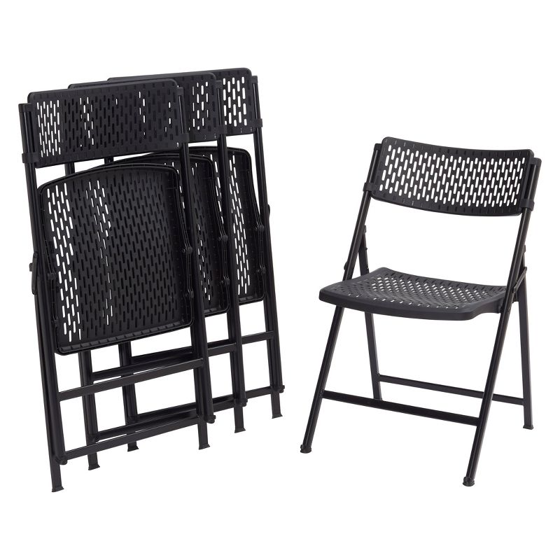 Set of 4 AirFlex Series Premium Polypropylene Folding Chair - Hampden Furnishings, 2 of 5