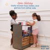 ECR4Kids 2-Shelf Mobile Island Storage Cabinet, 1 - 4 of 4