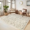 Washable Area Rugs for Living Room, Floral Rugs Oriental Vintage Rugs - 2 of 4