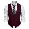 COOFANDY Men's Suit Vest Slim Fit Formal Dress Waistcoat - 4 of 4