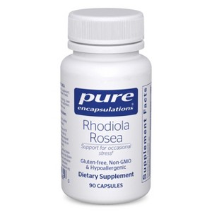 Pure Encapsulations Rhodiola Rosea - for Occasional Stress, Endurance & Fatigue Relief* - with Adaptogens - Gluten Free & Vegan - 90 Capsules - 1 of 4