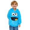 Sesame Street Fleece Zip Up Hoodie Toddler - 2 of 4
