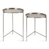 Kate and Laurel Ulani Round Metal Accent Table Set - 3 of 4