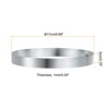 Unique Bargains Stainless Steel Seamless Nonstick Mirror Coating Round Cake Ring - 2 of 4