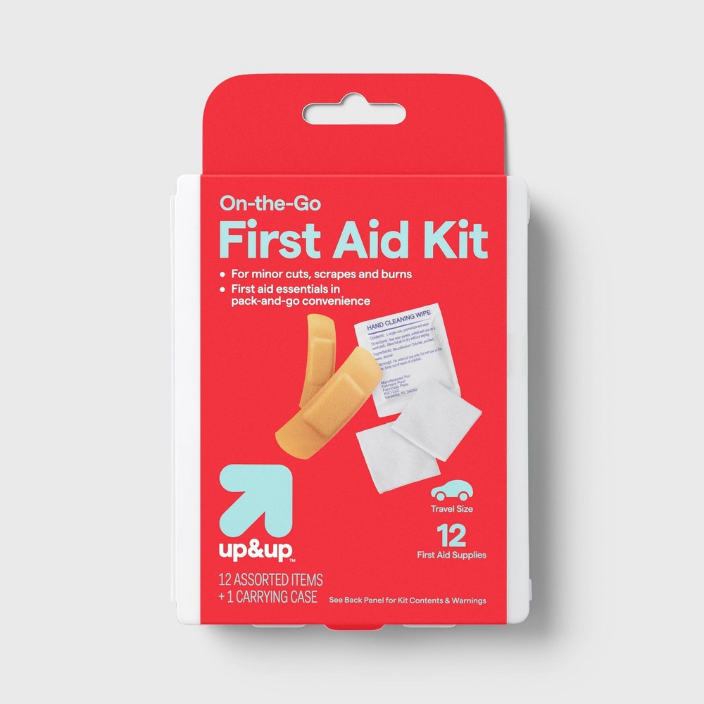 Travel First Aid Kit (On The Go) - 12pc - up&up™