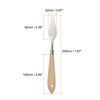 Unique Bargains Stainless Steel Pointy Wood Handle Painting Mixing Knife 4 Pcs - 2 of 4