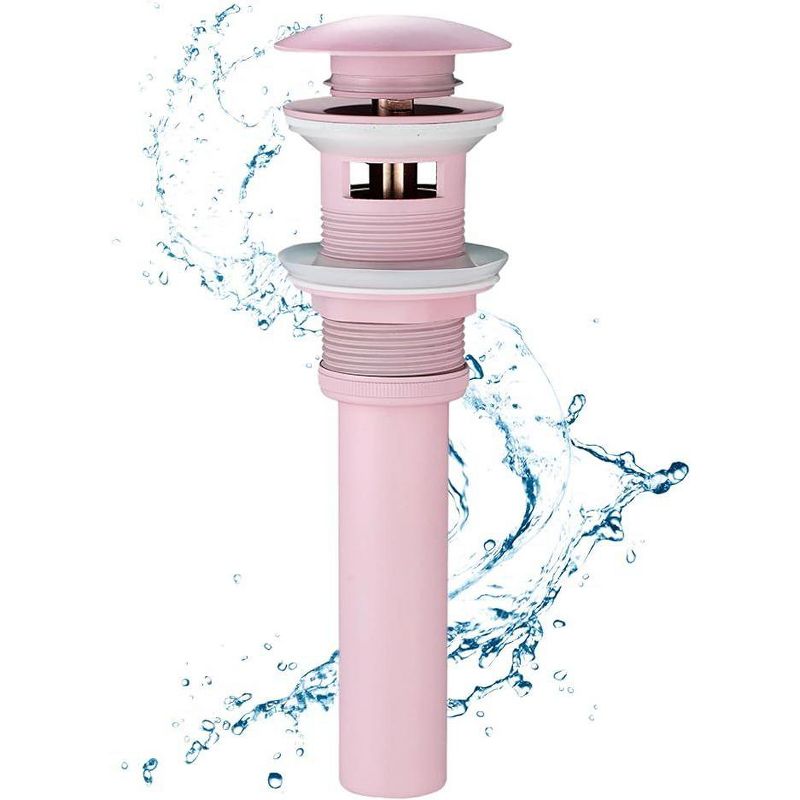 Dorence Pop-Up Drain Kit Effortless Installation & Prevent Clogged Sinks - Pink, 3 of 4