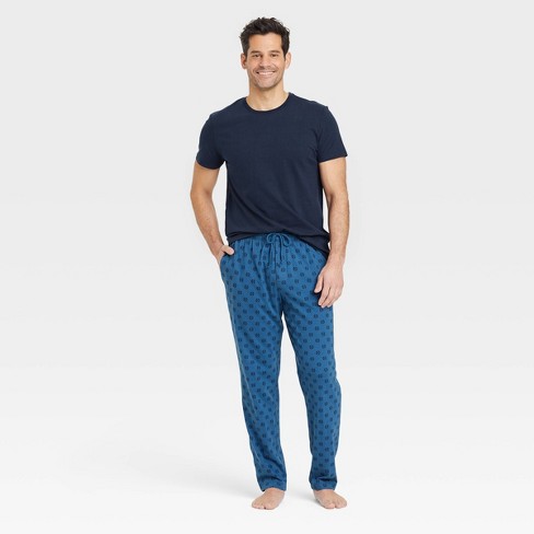 Men's Big & Tall Knit Pajama Set - Goodfellow & Co™ Navy Blue XXLT