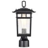 Nuvo Lighting Cove Neck 1 - Light Lantern in  Textured Black - 4 of 4