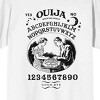 Ouija Game Black And White Game Art Crew Neck Short Sleeve Women's White T-shirt - 2 of 3
