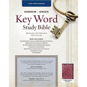 Hebrew-Greek Key Word Study Bible-KJV - (Key Word Study Bibles) by  Spiros Zodhiates & Warren Patrick Baker (Leather Bound) - 1 of 1