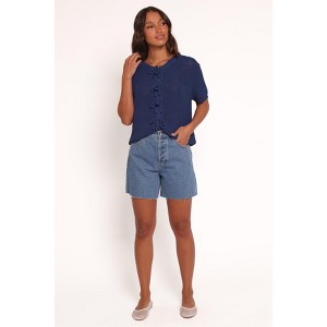 Petal and Pup Womens Gemma Short Sleeve Bow Cardigan - 1 of 4