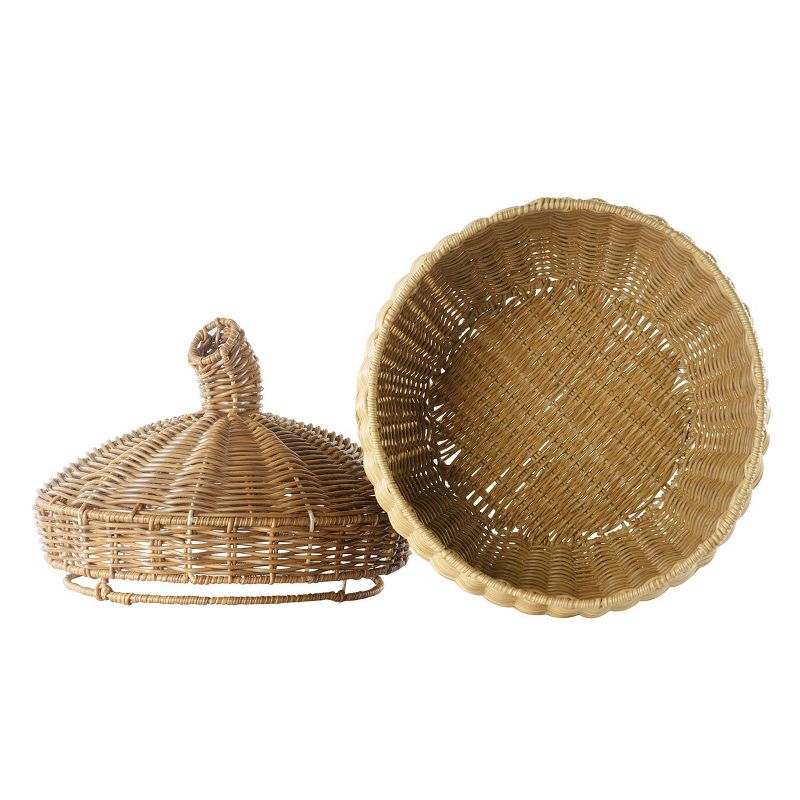 Kaplan Early Learning Animal Washable Wicker Floor Baskets, 3 of 5