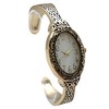 Olivia Pratt Oval Face Elegant Textured Bangle Women Watch - 3 of 3