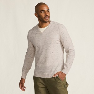 Lands' End Men's Fine Gauge Cashmere V-neck Sweater - 1 of 4