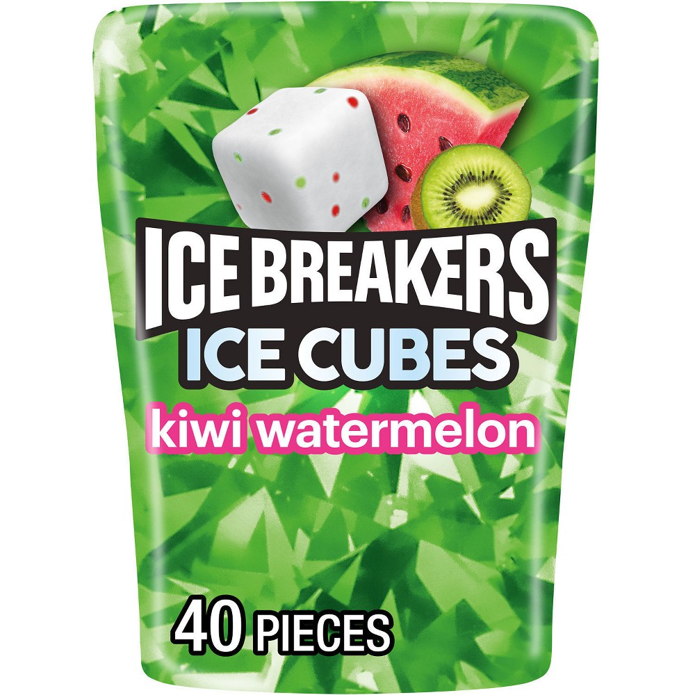 Ice Breakers Kiwi Watermelon Ice Cubes Gum - 3.24oz