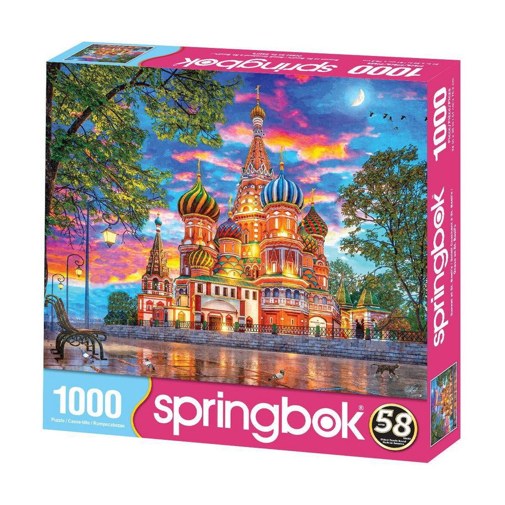 Photos - Jigsaw Puzzle / Mosaic Springbok Sunset at St Basil's Jigsaw Puzzle - 1000pc 