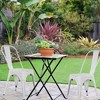 FDW Metal Dining Chairs Set of 2/4 Restaurant Chairs with Rubber Foot Protectors - 4 of 4
