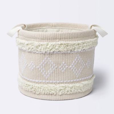 Kalum Woven Bleached Storage Basket Small