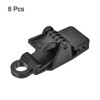 Unique Bargains Tarp Clips Plastic Tent Snaps Press Lock Grip Clamps for Outdoor Camping Awning Canopy Boat Cover Black 8 Pcs - 3 of 4