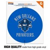 The University of New Orleans Privateers Logo Automotive Car Window Locker Circle Bumper Sticker - 3 of 4