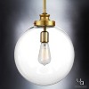 Urban Ambiance Luxury Vintage Pendant,  15"H x 12"W,  Native Brass Finish, UHP2645 - 3 of 4