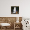 Stupell Industries Vintage Halloween Ghost & Pumpkin Floating Frame Canvas Art - 3 of 4
