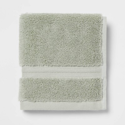 Spa Plush Washcloth Light Mint - Threshold™