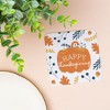 Big Dot of Happiness 25 Ct Happy Thanksgiving Drink Coasters, 4-Inch Disposable Square Paper Coasters for Fall Harvest Party Decoration - 2 of 4