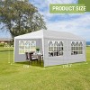1pc Outdoor Event Tent with Iron Frame and  Removable Sidewalls No Furniture Included - Coolbibila - 4 of 4