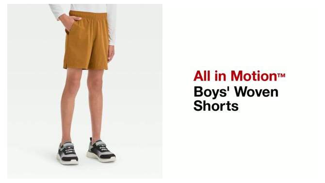 Boys&#39; Light Weight Woven Shorts - All In Motion™, 2 of 5, play video