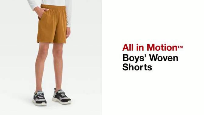 Boys&#39; Light Weight Woven Shorts - All In Motion™, 2 of 5, play video