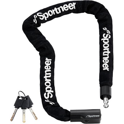 Sportneer 6mm Thick High Security Anti Theft Bike Chain Lock
