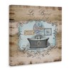 Stupell Industries Le Bain Vintage Style Bath, 36" x 36" - 3 of 4