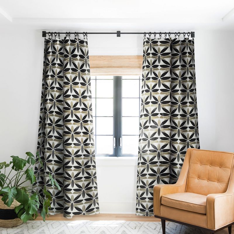 Mirimo Bali Elegant Set of 2 Panel Blackout Window Curtain - Deny Designs, 2 of 5