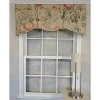RLF Home 3" Rod Pocket High Quality Fabric Hortencia Mandy Valance for Windows 50" x 17" Beige - 2 of 4