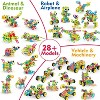 199-Piece STEM Building Blocks Set, Educational Construction Toys for Kids Ages 3-8, Creative Learning Gift - 3 of 4