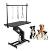 43.6" Heavy Duty Dog Grooming Table for Large Dogs - Height Adjustable (22"-39") with Overhead Arm & Noose, 350 Lbs Capacity - 2 of 4