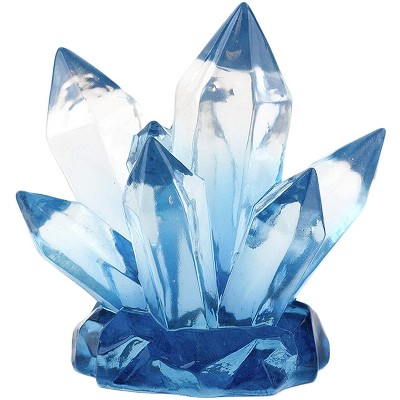 Penn-Plax Deco-Replicas Crystal Cluster and Crystal Cave Aquarium Decorations, Sapphire Blue Crystal Cluster