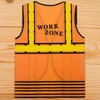 Blue Panda 6 Set Construction Worker Costumes for Kids - Vests and Hats for Construction Theme Birthday Dress-Up Party - 4 of 4