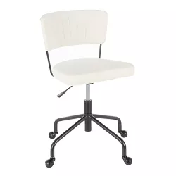 Tania Contemporary Task Chair Cream - LumiSource